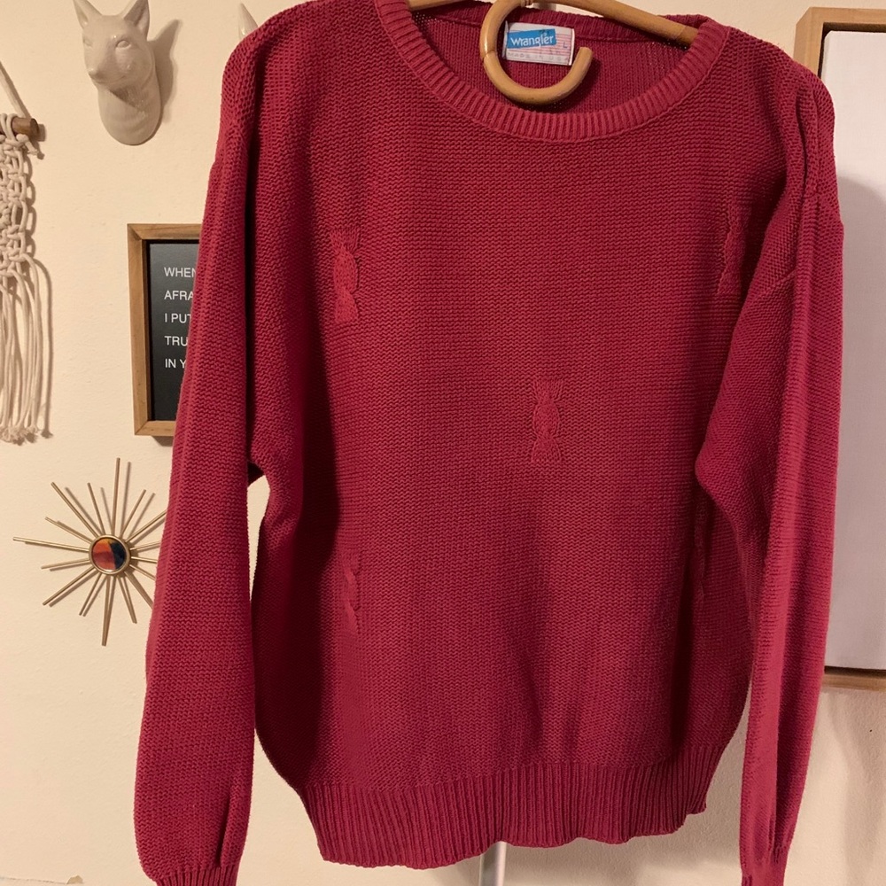 Vintage wranglers sweater